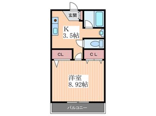 サザン２７前川ビルの物件間取画像